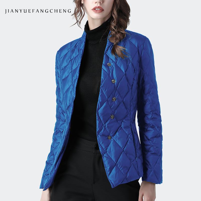 

Parkas Fashion Women Winter Down Jacket Blue Slim Short Duck Down Coat Warm Thickened Lightly Winter Top Korean Casual Down Jackets, Red