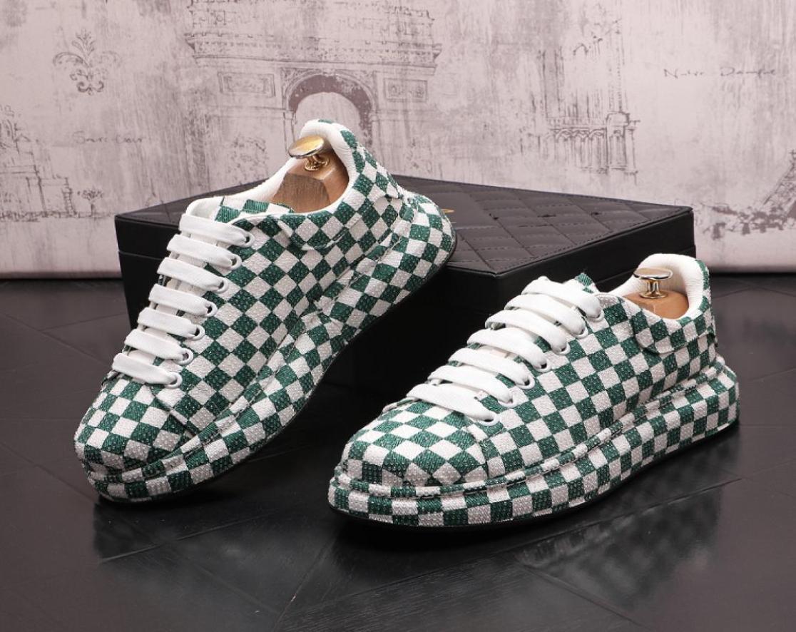 

New arrival Men039s Fashion Casual Shoes Gold Glitter Leisure Slip on plaid Loafers Shoe Man Party Weeding Dress Shoes 38438434828, Black