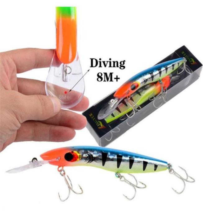 

Fishing Hooks Arrive 16cm 25g Big Lure Wobbler Quality Hard Bait With 2 High Carbon Hook Boat Trolling Sea Fishing Bio jllPZI1150093