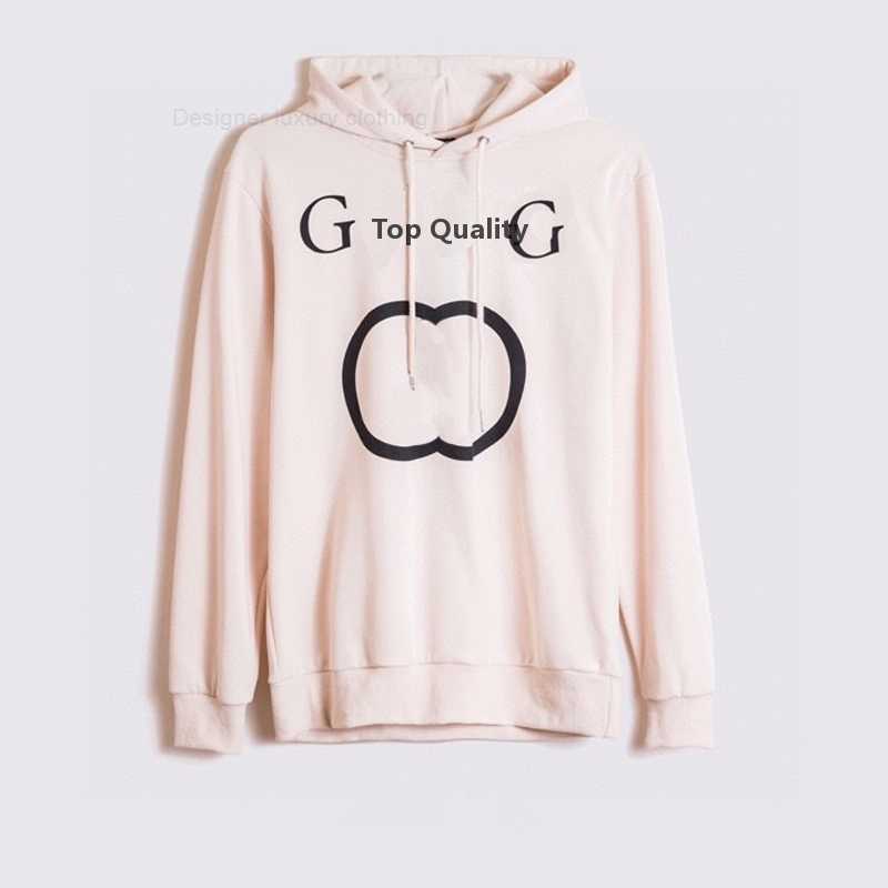 

Designer Brand High Qualitynew Autumn Printed Letter Double -Ring Hooded Sweater For Men And Women With Pure Cotton Joker Tide Brand Student, White