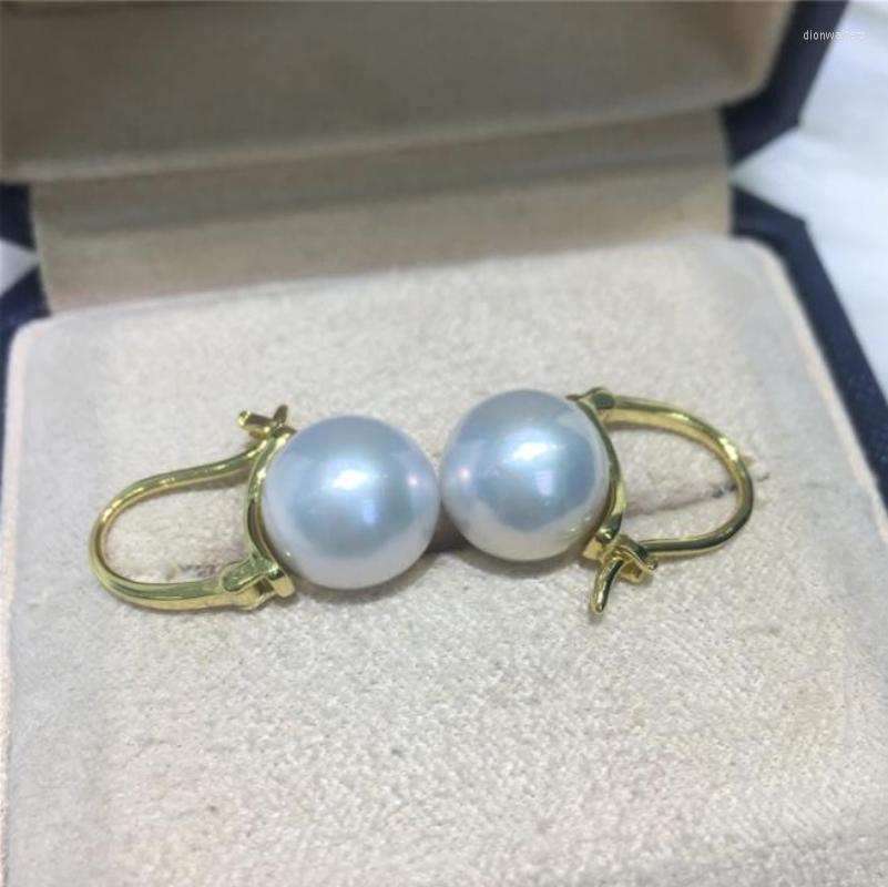 

Stud Earrings UMQ Elegant 11-12mm Natural White Pearls Genuine For Women Fine Jewelry