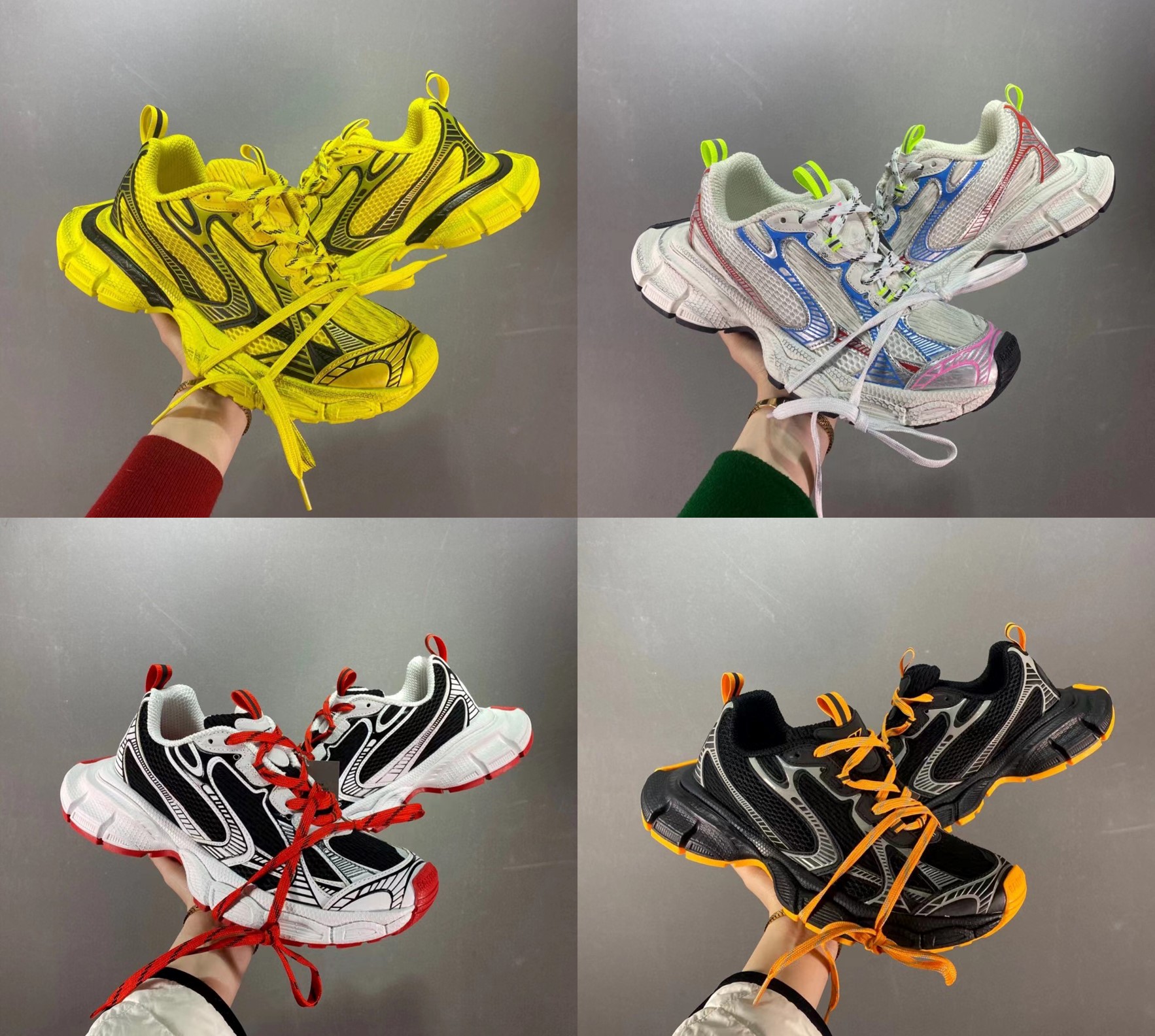 

Track Trainer 10 casual shoes 3XL phantom sneakers Men Women Shoes Leather Mesh comfortable nylon Sneaker free shipping Size 35-46, Color 10