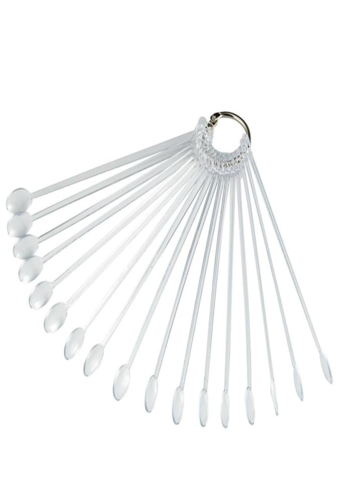 

Spoon Shape Nail Art Tips Sticks False Display Practice Fan Polish Gel Swatches Color Sample Tools Equipment Manicure Pro9878454
