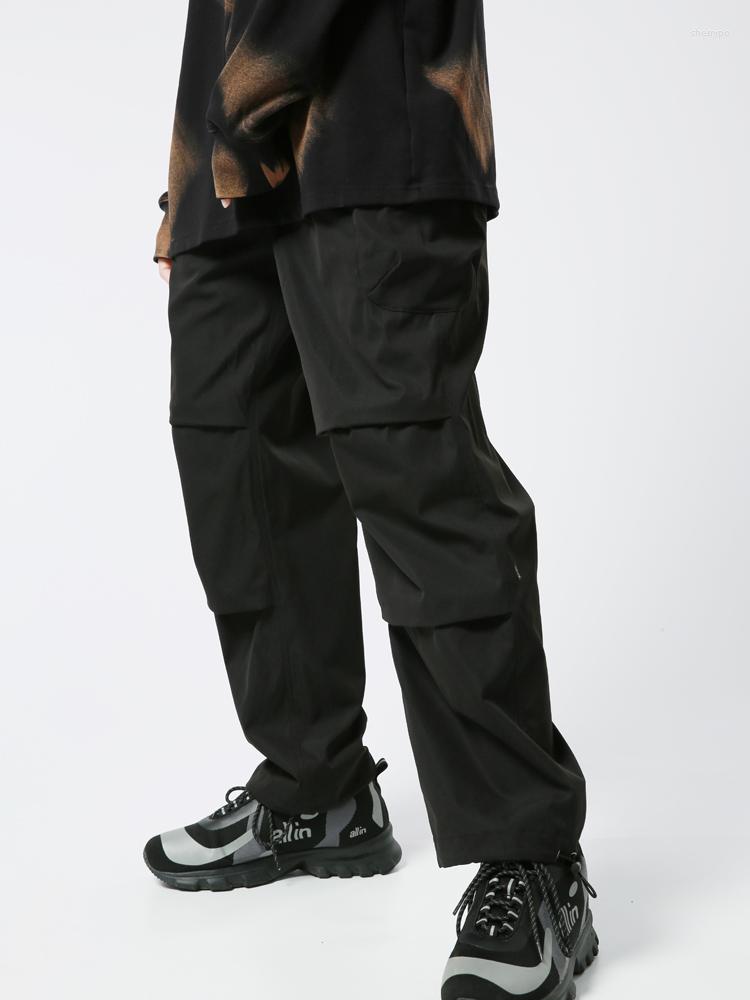 

Men's Pants 2023 Men Women Clothing Hair Stylist Drawstring Leggings Profile Tooling Straight Casual Plus Size Costumes 27-46, Black