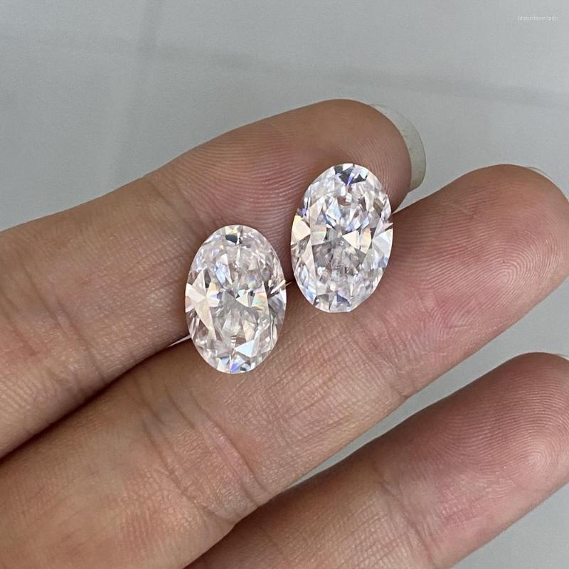

Loose Diamonds Mosangnai D VVS1 10x14mm 8 Carat Oval Cut Gemstone Moissanite Diamond