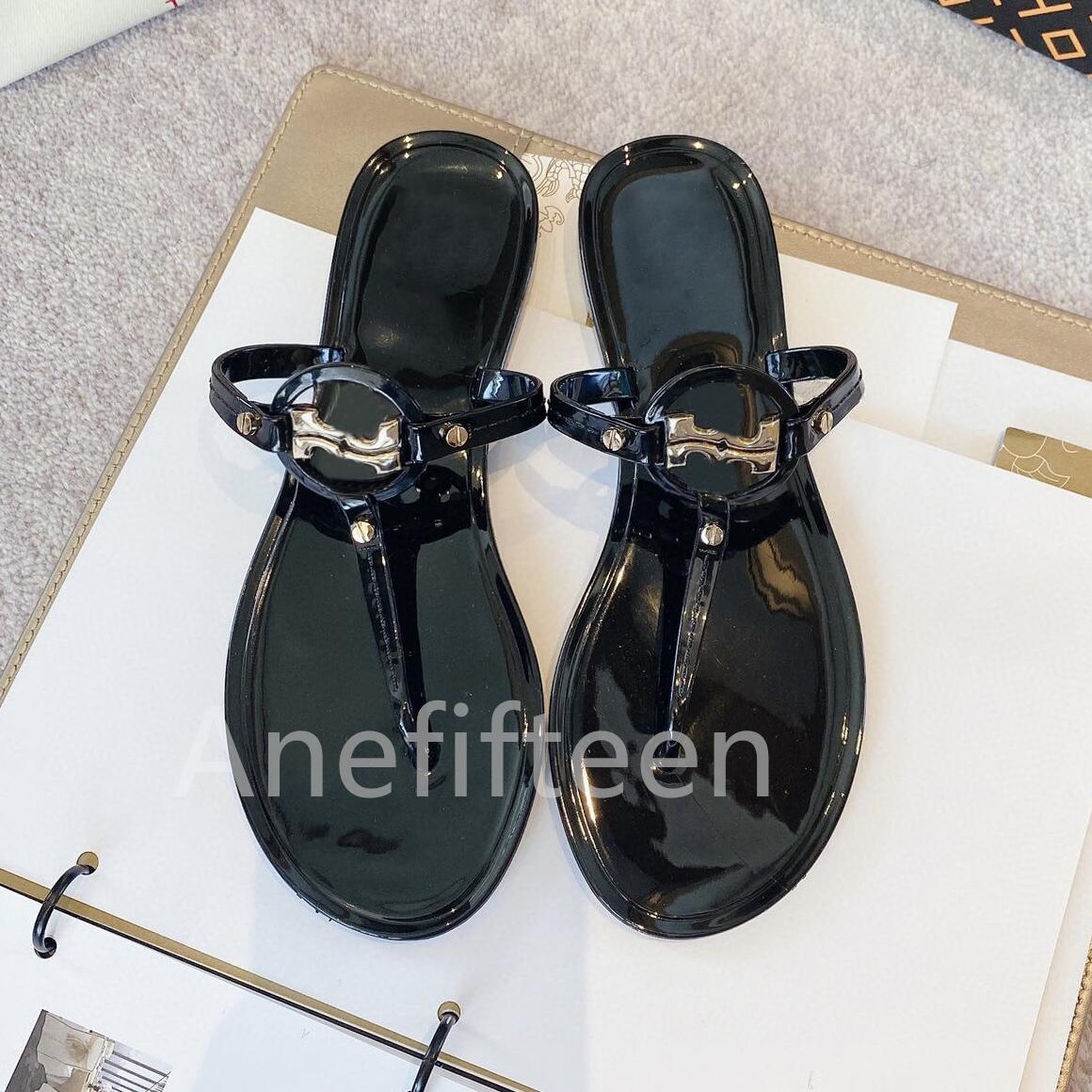 Designer Luxury Womens TB Slippers Hollowed Graphic Out tory Sandals Fashion Tories Slides Rubber Outdoor Beach Shoes size35-41with box-image-863728111
