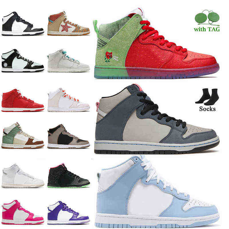 

Top Fashion 2022 New SB High OG Womens Mens Running Shoes Medium Grey What The Strawberry Cough Aluminum LX Toasty Trainers Off Platform, A39 midnight navy 36-45