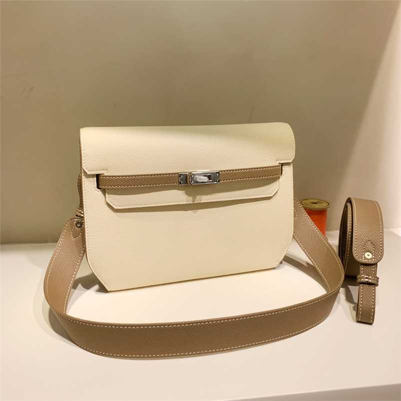 

Kellies Handmade Luxury H erms Handbag Second generation handbag mini handbag women's handbag leather handbag mini with high quality logo qq, Generation i 22cm