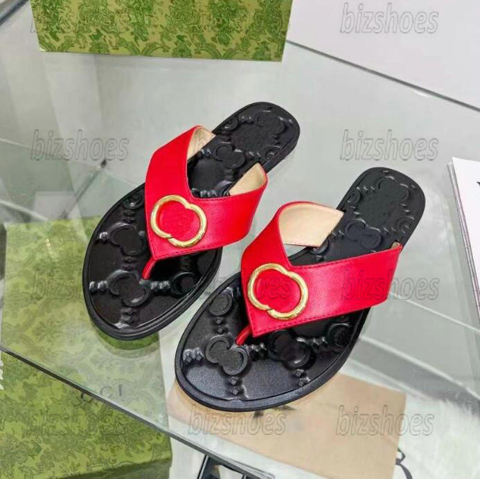 

Designer Women's Beach Flip Flops BLONDIE INTERLOCKING G THONG SANDALS Summer sandal flat women shoes Double G Luxurys Slide Sandal For Women, 05
