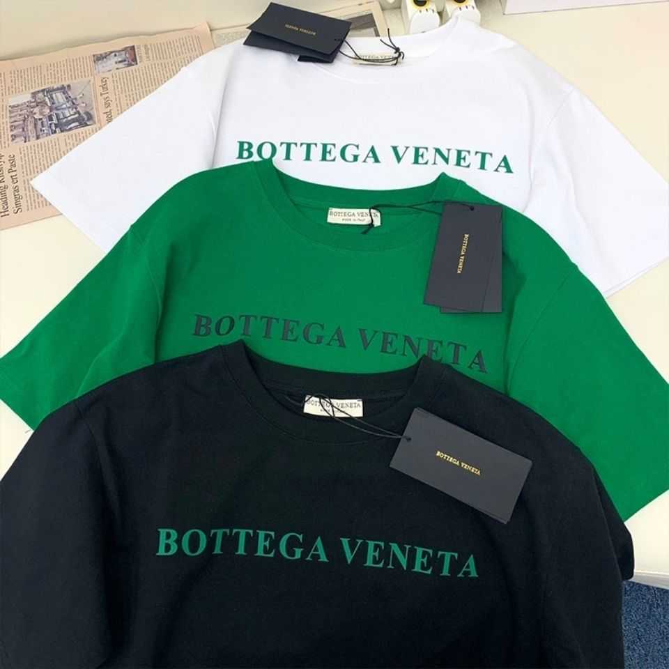 

luxurys Designer T Shirts Mens Womens botega veneta Spring Fashion Brand New Green Tri-color Cotton Short Sleeve Round T-shirt and Relaxed Leisure Fashion DR8U, White