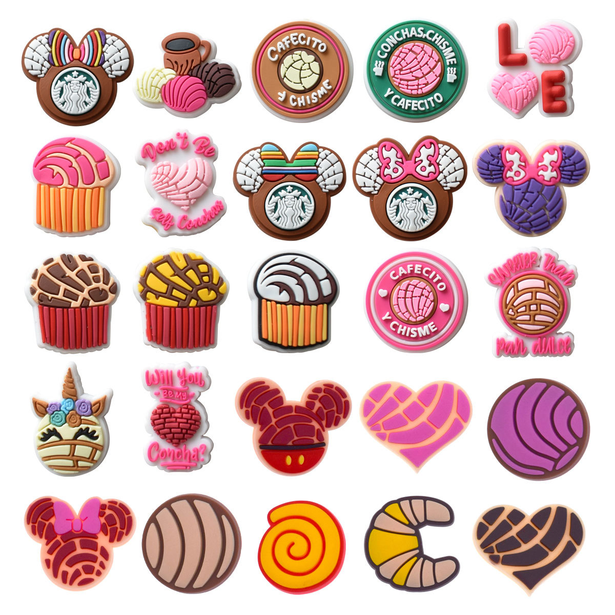 

Mexican theme Shoe Decoration Charms Accessories Jibbitz for Croc Charms Clog Pins