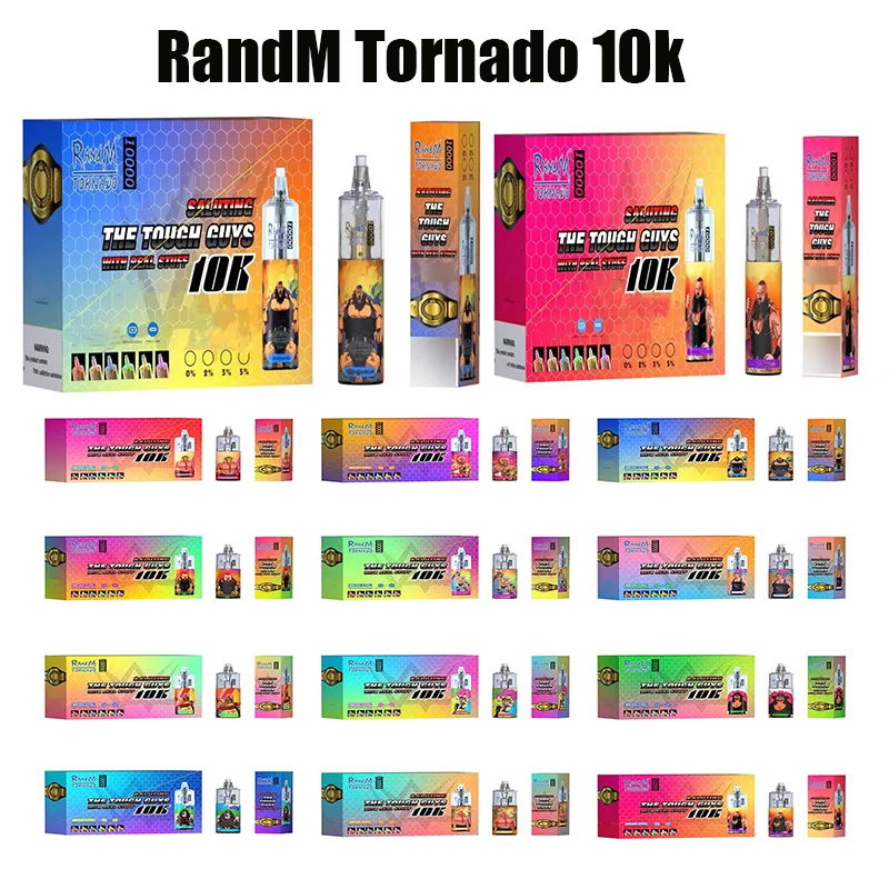 

Original RandM Tornado 10000 Puffs Disposable Vape Pen RandM 10000 Puff 10000 E Cigarettes Rechargeable Battery Airflow Control Mesh Coil 20ml Prefilled Pod