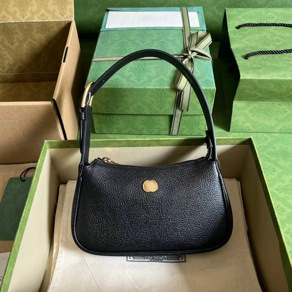 

Half moon Mini tote handbag underarm aphrodite bag for womens Hobo fashion Designer Shoulder bag Genuine Leather purse mens famous Luxury Cross body clutch belt bags, Brown