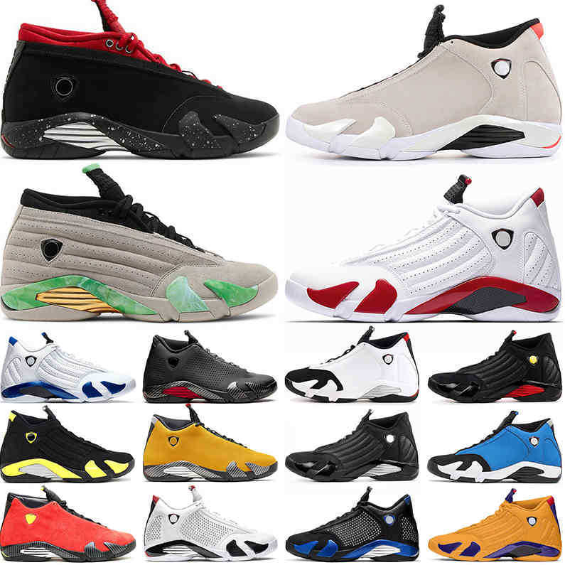 

top quality basketball shoes 14s jumpman 14 Fortune candy cane desert sand Hyper Royal Red Lipstick Last Shot Varsity men trainers sports, 19