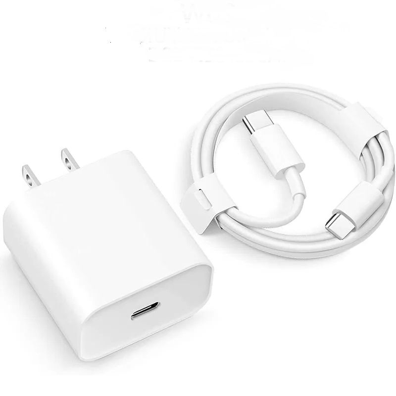 

20W Pd USB C Charger Adapter Fast Phone Charge For iPhone 14 13 12 11 X Xs Xr 7 AirPods iPad Huawei Xiaomi Samsung Cell Phone Chargers