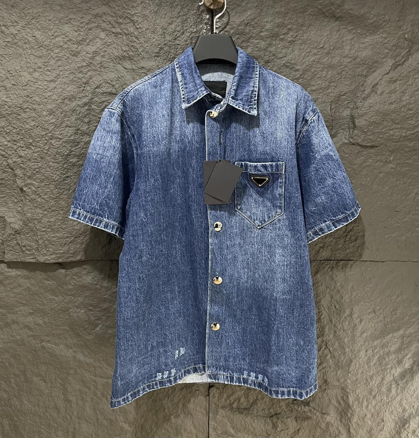 

Men's Plus Tees & Polos Round neck embroidered and printed polar style summer wear with street pure cotton 22r2f4