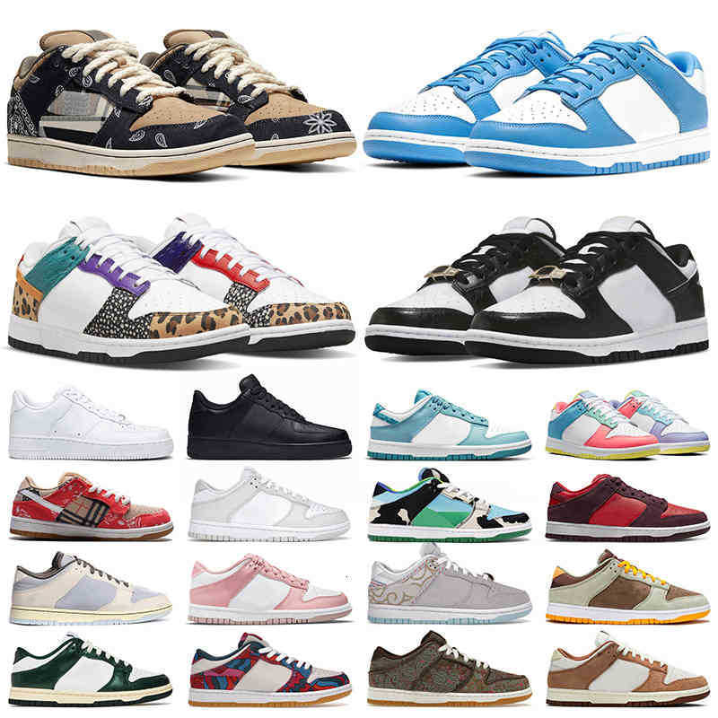 

big size Mens Panda Pigeon b Low Designer Running Shoes Offs White Valentine Day Panda Safari Bart Simpson Cactus Jack World Champ Sneakers, 36-45 mischief