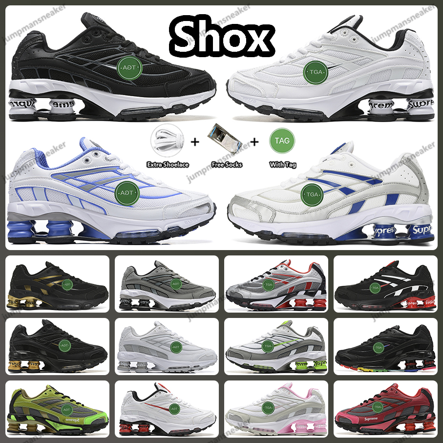 

Shox Ride 2 Designer Running Shoes Triple Black Olive Green Red White Brown Blue Grey Beige Pewter Dlive Cream Came Running Shoes Outdoor Sneaker for Men and Women, Item#11