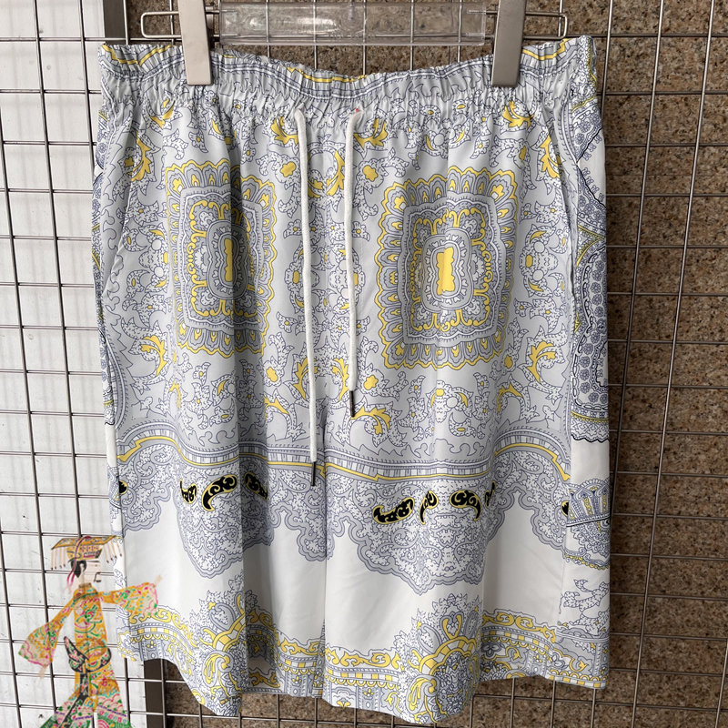 

23ss Shorts High Quality Men Women Summer Hawaii Casual Shirts Set