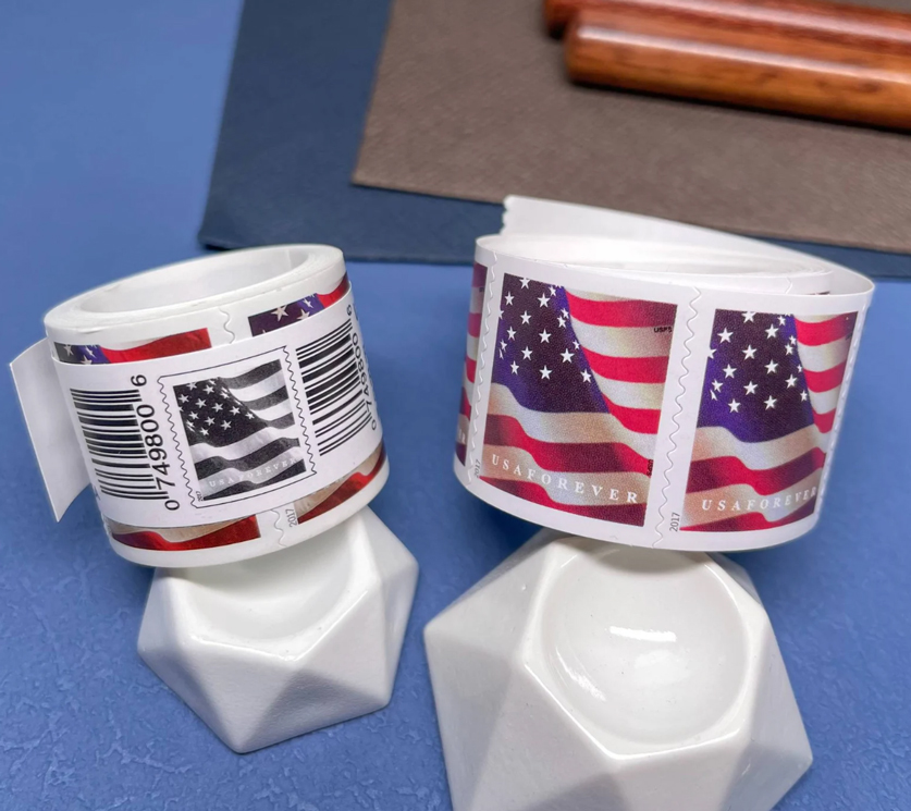 

2017 U.S. Flag Forever 1st Class Wedding Invitation Celebration Anniversary Announcement, Us stamps