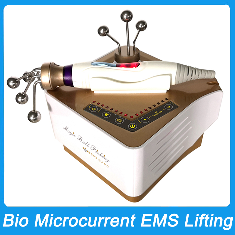 Home Use Portable Micro Current Bio Lifting Beauty Device Salon Spa Eye Face Massage Body Skin Lifting Tightening Facial Rejuvenation EMS Wrinkle Re