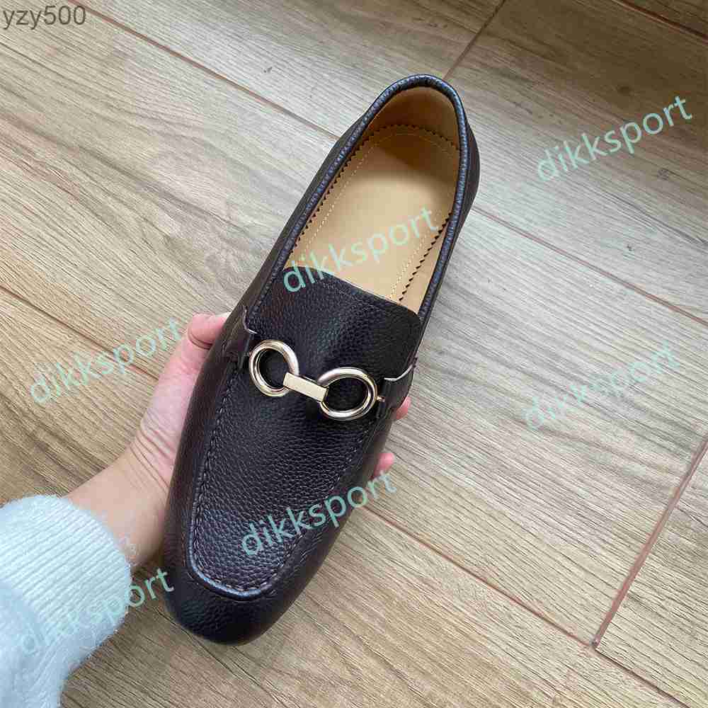 

ferragamo Design Dress Shoes fashion Men Black Genuine Leather Pointed Toe Mens Business Oxfords gentlemen travel walk casual comfort