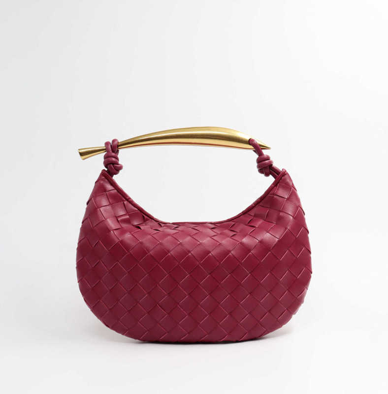 

Totes Solid Bag Woven Metal Venetas Sardine Dumpling Luxury Bottegas Handbag Bags Large Designer Handle Capacity Casual for Wome Shoulder Bags WQAA, Wine red