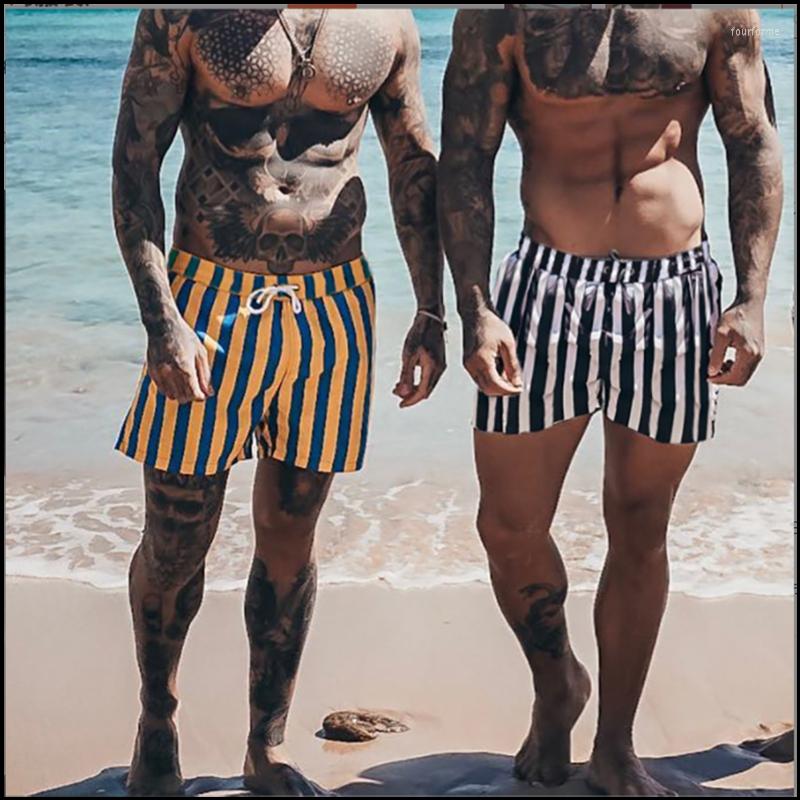 

Men's Shorts Summer Men's Street Trend Leisure Training Man Workout Sports Jogging Running Stripe Printing Men Short Pants 2023, Black