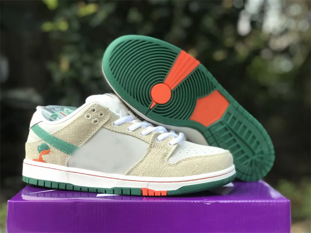 

2023 Authentic dunks shoes Jarritos Phantom/Safety Orange-Malachite Men Women Outdoors Sports Sneakers With Original box FD0860-001 Size US4-13 newest top