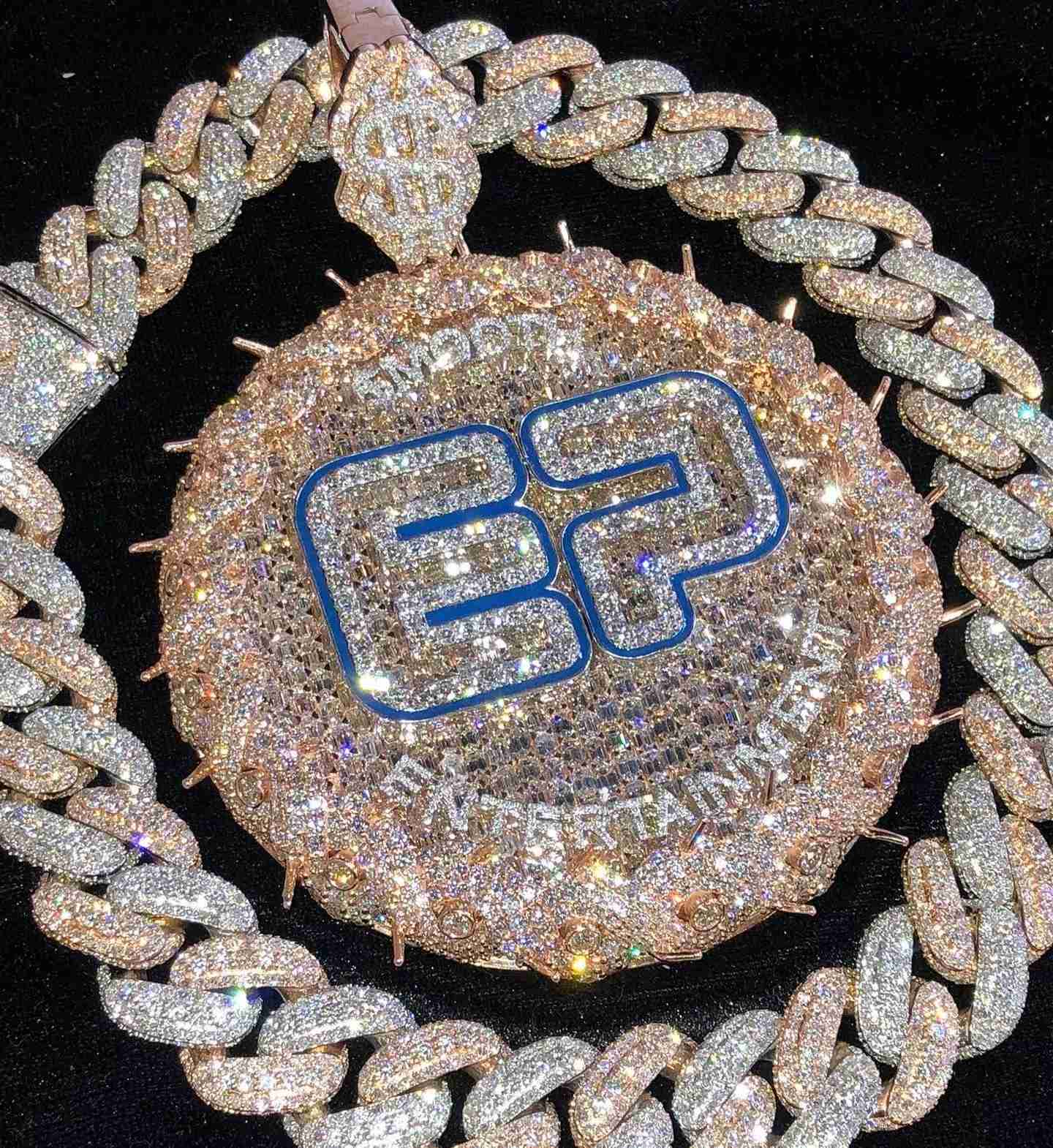 Pass Tester Iced Out Vvs Moissanite 3d Head Pendant Hip Hop Jewelry 925 Silver Sterling Custom Pendant Custom Moissanite Pendant-image-861075707