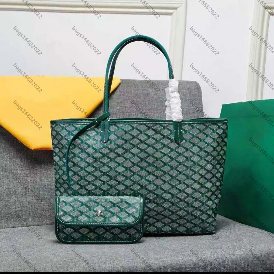 

Top quality Totes embroidery original Designers Bags Luxurys embroidered Tiger Tooth pattern large casual shopping bag handbag tote purse wallet goyardd bag, Add box