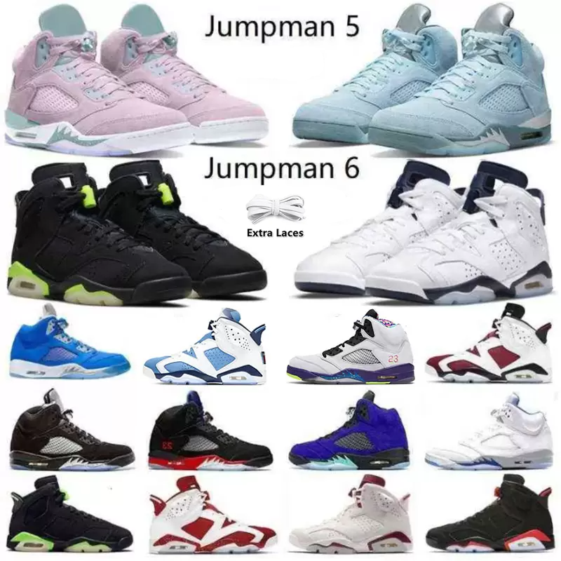 

Comfortable Jumpmans 6 6s Retro Basketball Shoes Jumpman 5 Lightweight Wear-resistant High Cut Retro Bred Infrared Sports 5s Racer Raging Bull Men Sneakers Quality, 49