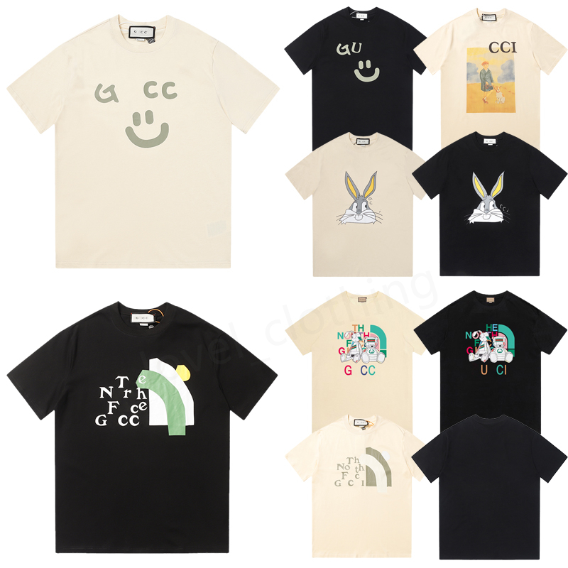 

Mens women T shirts Designer Summer Fashion Short Sleeve leisure loose High quality Cottons pattern and letter print Luxurys Loves tops Clothing Size S-2XL