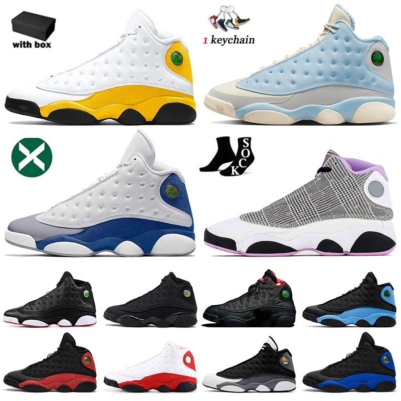 

classic play 13 basketball shoes for men women 13s jumpman with box solefly black flint cat court purple chicago cao and down retros bred sneakers trainers 36-47, B38 gold glitter 40-47