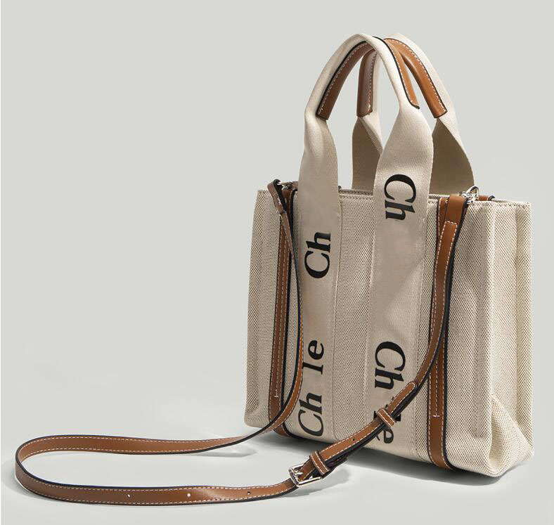 

Fashion New Letter Canvas Bag Women's Handheld One Shoulder Crossbody Bag wedding_8