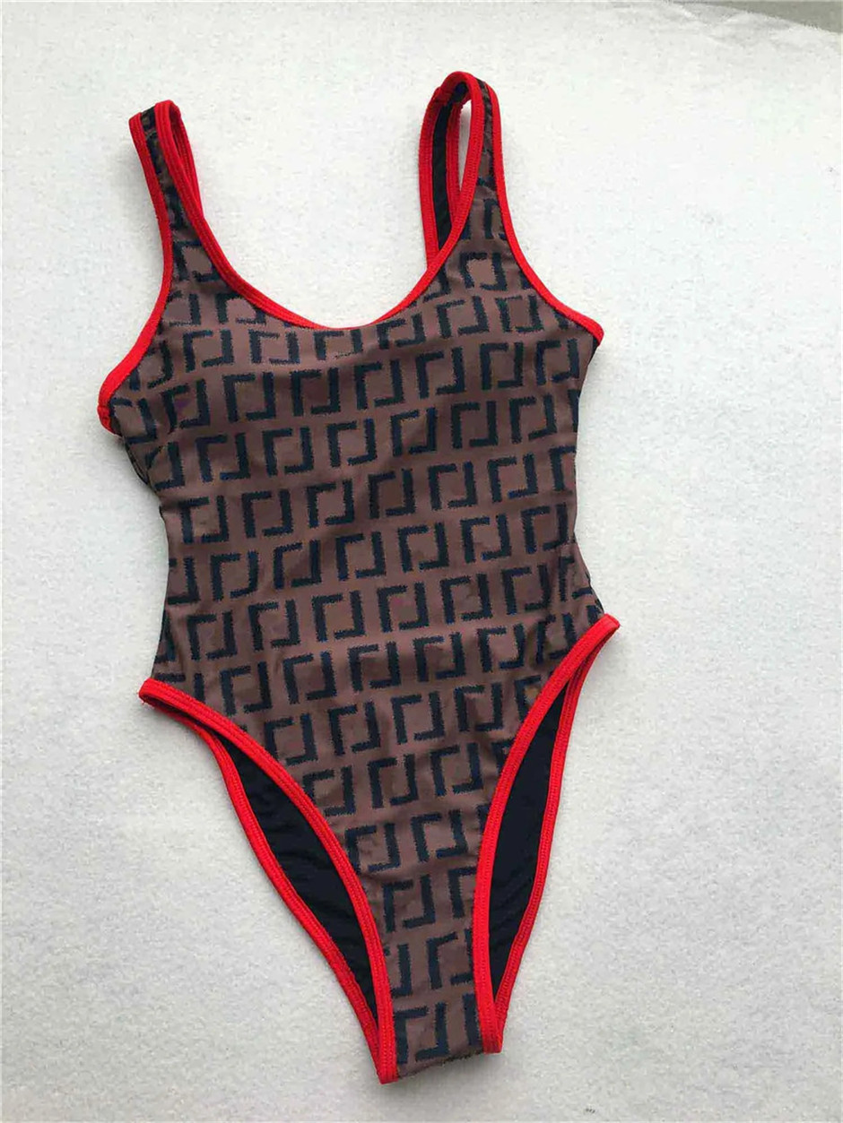 

Luxurys Women bikini designer Sexy Beach Bikinis swim suit Printed Split bikinis for women cheeky Fashion Letter Strappy Siamese Split Style Swimwear One Piece ss-xl, 02