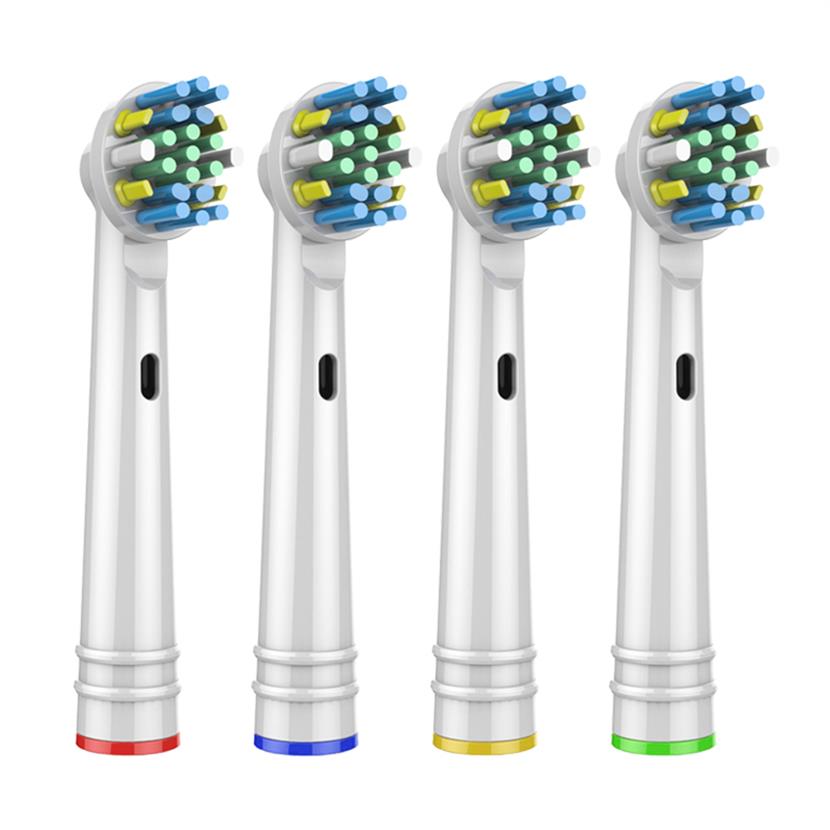 

4Pcs replacement brush heads for Oral B electric toothbrush before power Pro health Triumph 3D Excel clean precision vitality263B