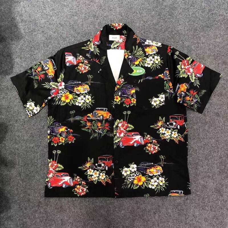 

Designer Clothing Mens Shirts Rhude Hawaiian Shirt Beach Casual Fashion Tops for sale Men's Women's Loose Shirt Loose Streetwear Luxury, Shipping fee
