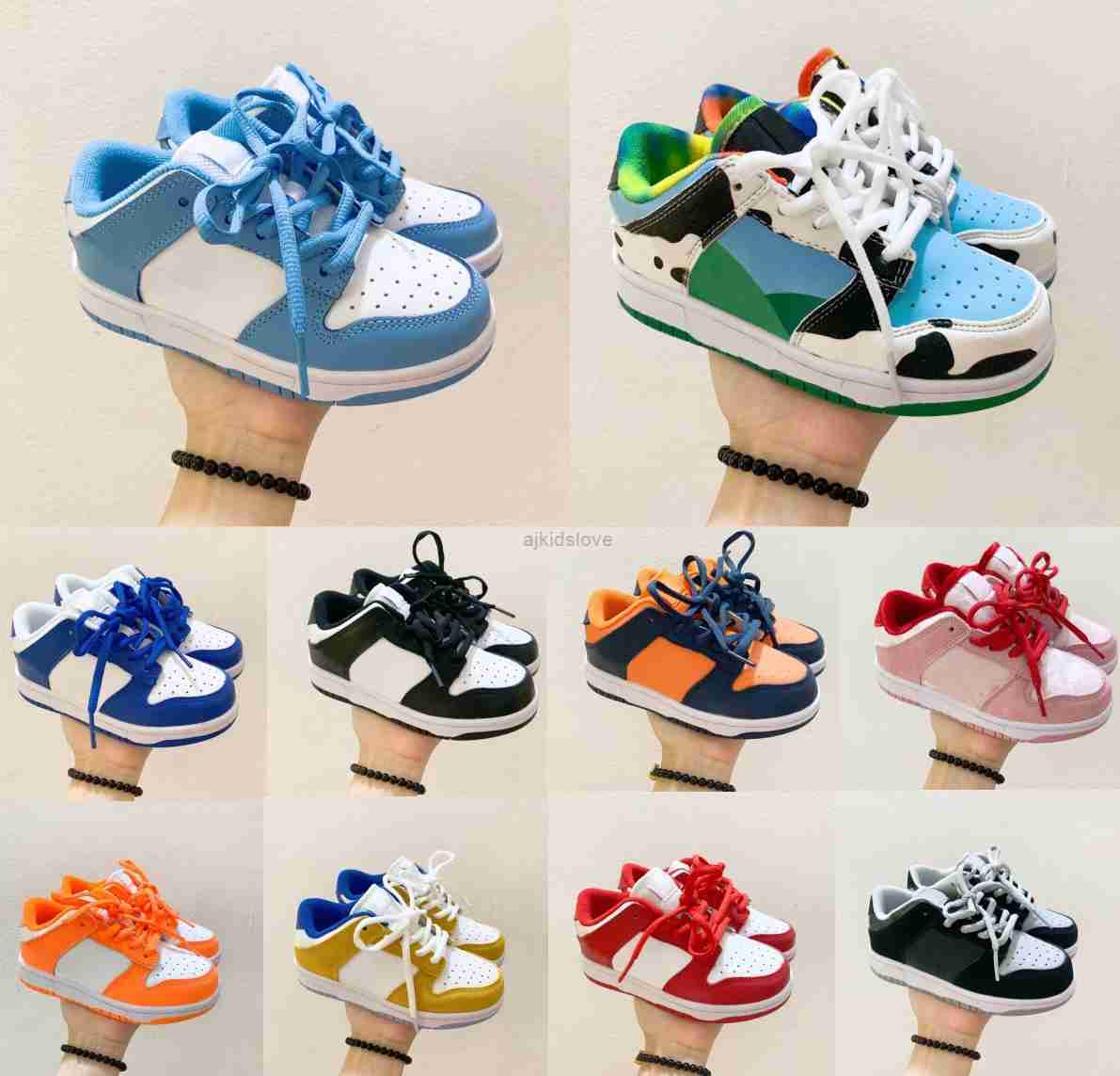 

shoes kids dunks sb Dead Bears low Designer Boys Girls Sneakers Pink Blue Bear Toddler Skateboard kid shoe boy children sneaker Size 24-35