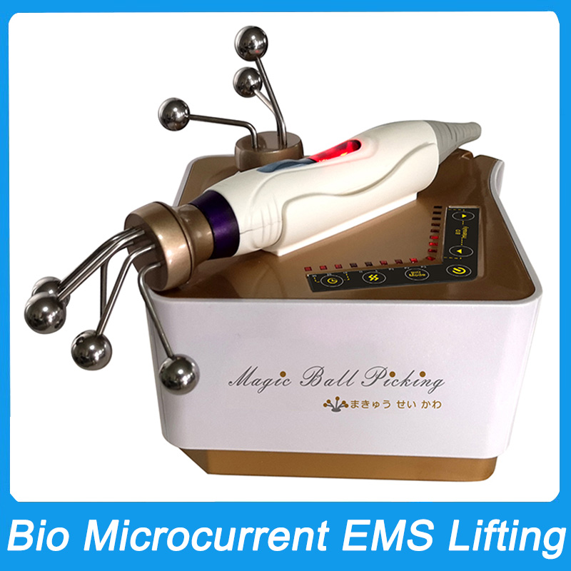 New Arrival Japan Magic Ball Lifting Machine Micro Current Face Skin Rejuvenation Bio Anti Aging EMS Wrinkle Removal Microcurrent Skin Rejuvenati