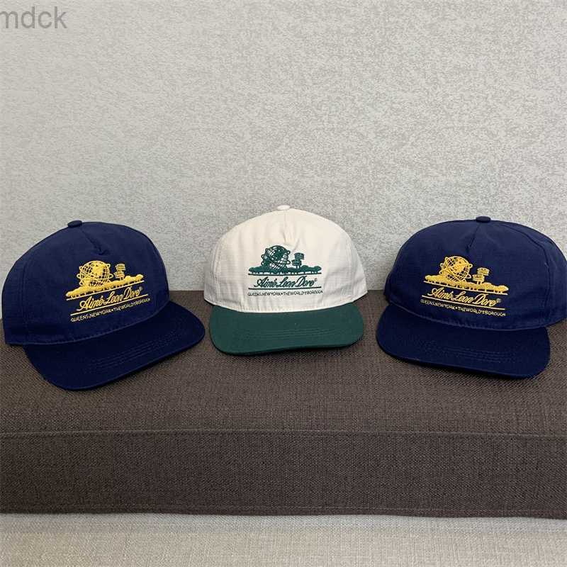 

Ball Caps 22ss baseball cap for man aime ald unisphere truck hat snapback sunvisor skates kpop summer black casquette for woman
