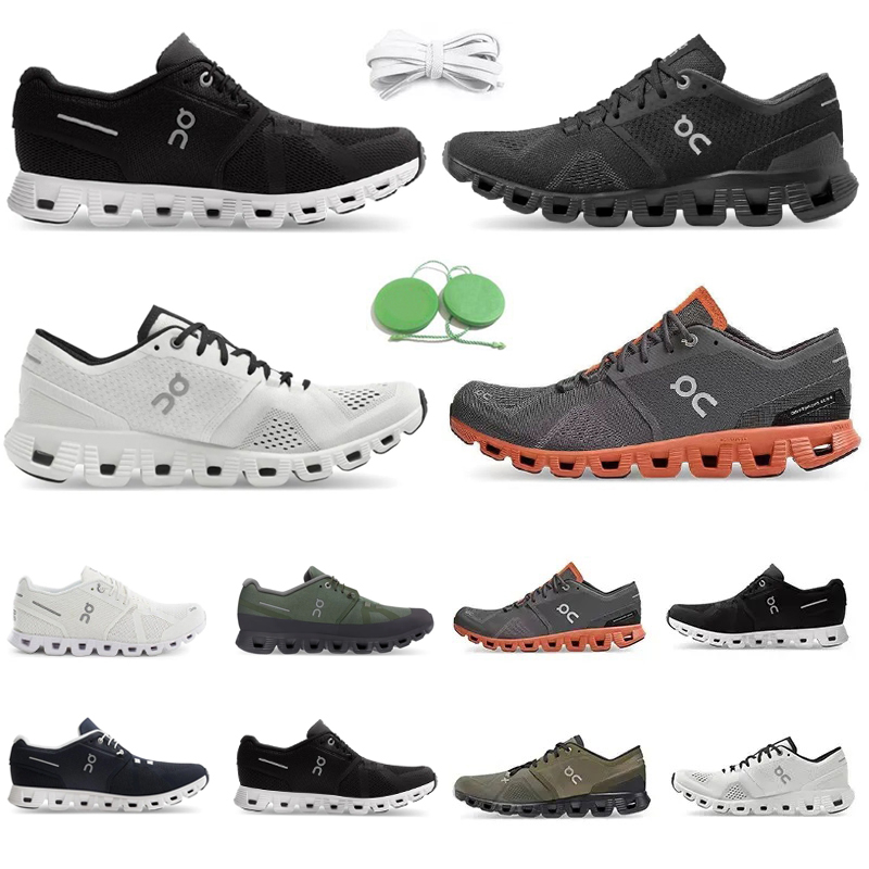 

Designer Hiking On Cloud x 1 Mens Running Shoes Sneaker Triple Black White Sand Orange Frame Ash Olive Men Women Runner Trainers Outdoor Sports Sneakers, Color#1