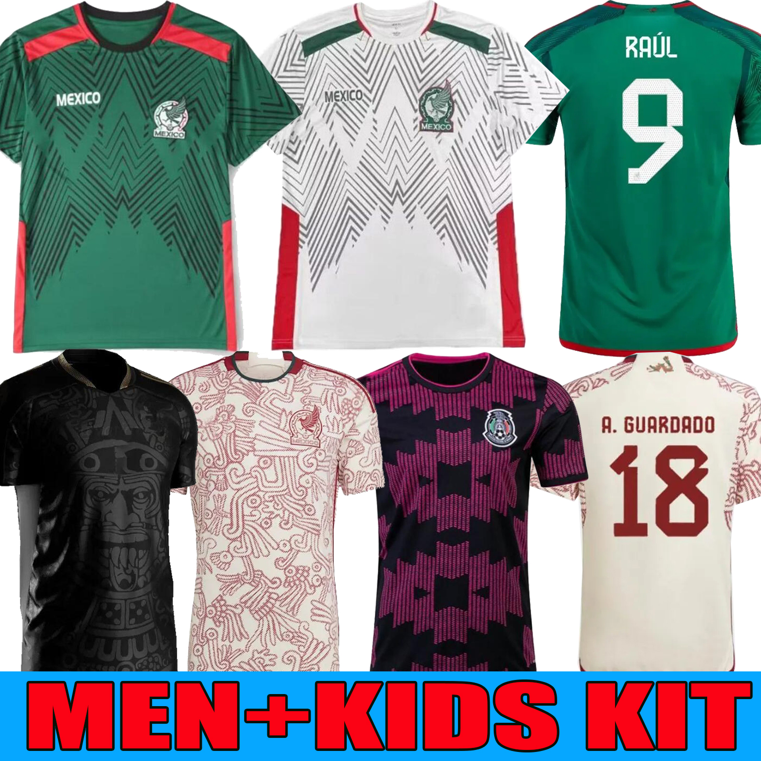 

Fans player Version 23 24 Mexico Soccer Jerseys 2022 23 national team R.Funes Mori A.VEGA O.PINEDA G.OCHOA N.ARAUJO RAUL H.LOZANO CHICHARITO football men women kids shirt, 2022 away women