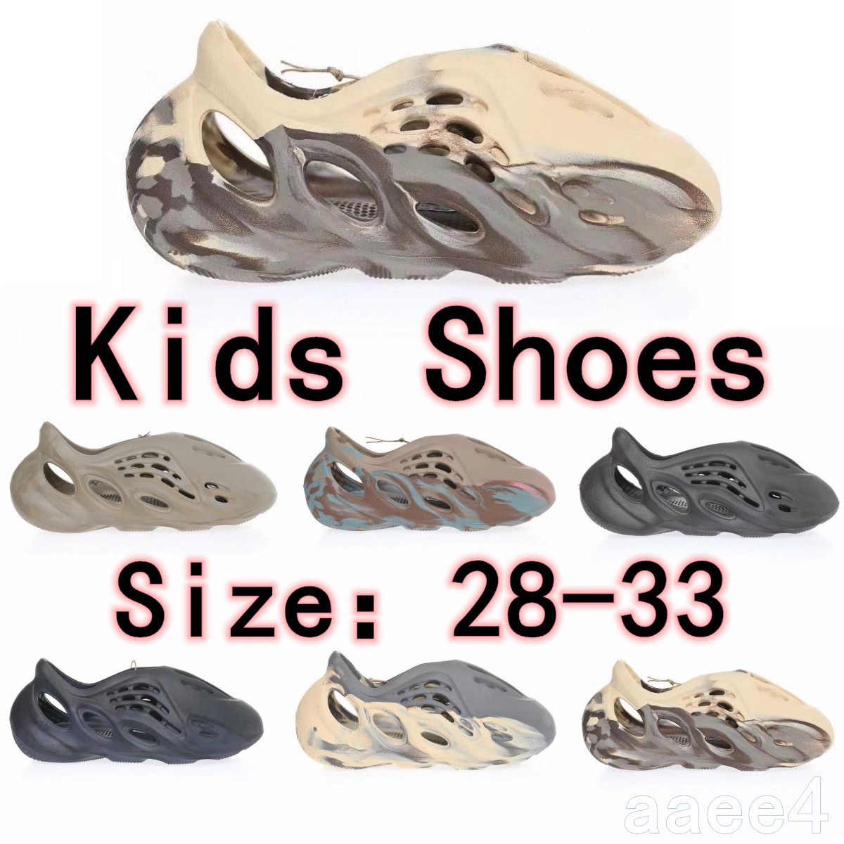 

Kids foam runner shoes running toddlers Sand slipper boys girls designer Desert big baby slippers black shoe boy sneakers children kid fashion slide