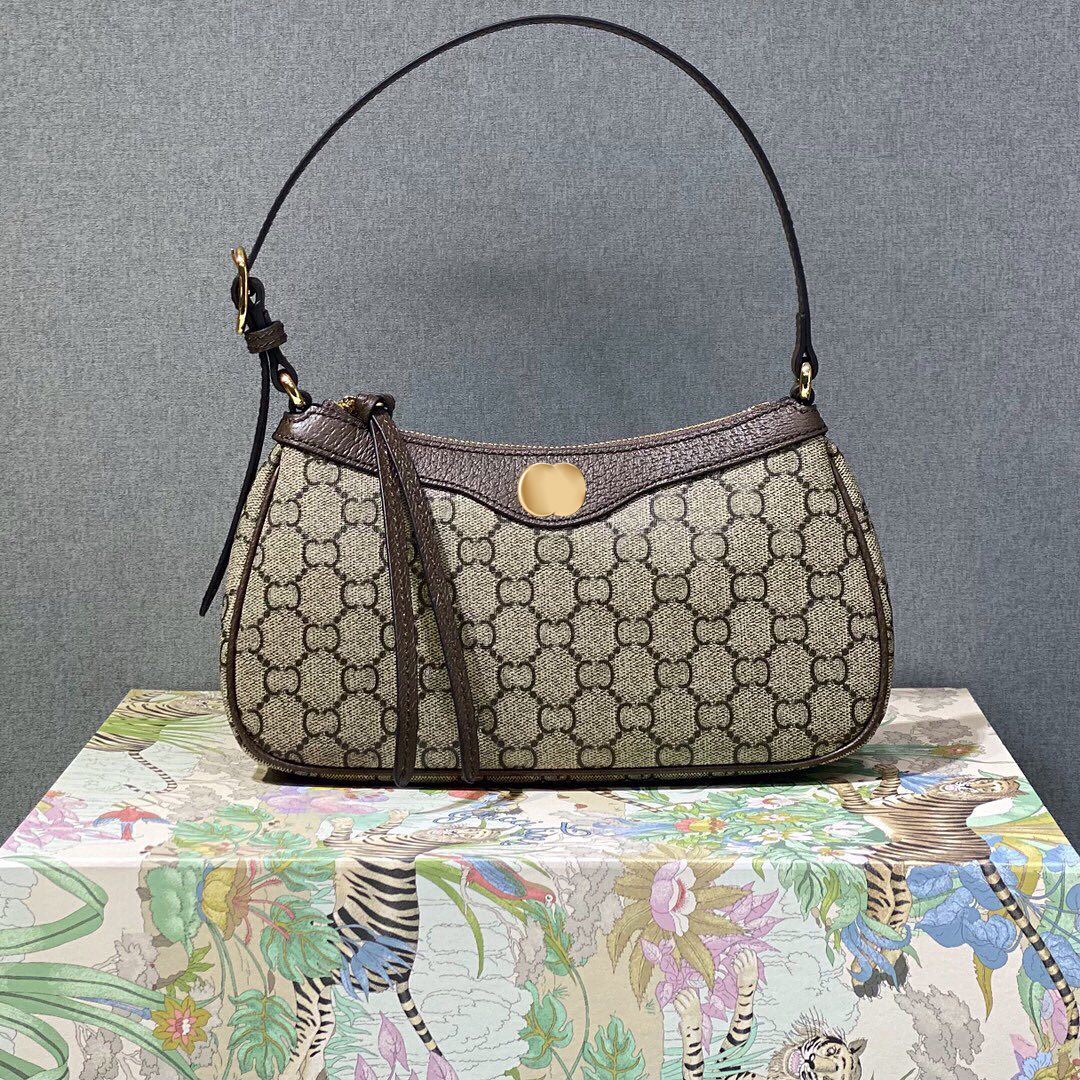 

Women designer bag ophidia underarm G canvas the tote bag mens Genuine Leather mini pochette beach Shoulder bags fashion Crossbody Luxury travel handbag clutch bags, 2-brown