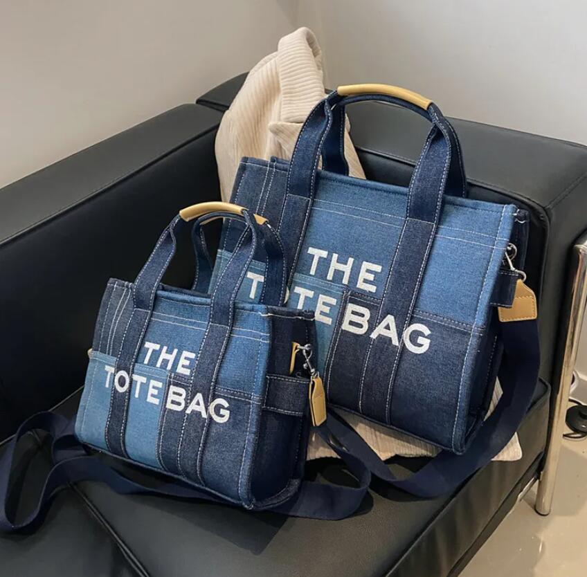 

The Tote Bag Lady Famous Designer Splicing denim canvas Messenger Shopping Bags Plain Cross body Shoulder Bags Handbags Women Totes purse Crossbody Casual Square, Army green