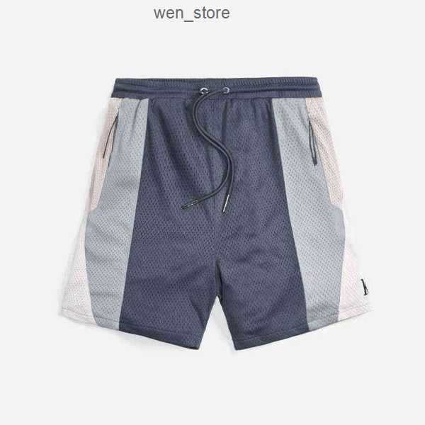 

Side Zip Pockets Patchwork Breeches Sweatpants Kith Mesh Breathable Shorts 1 7DQW