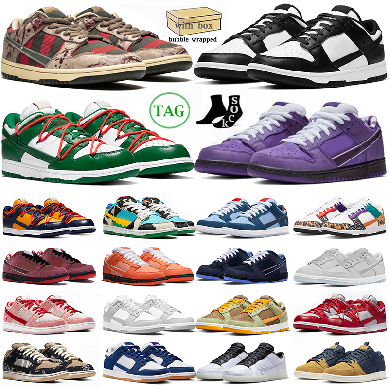 

Panda dunks low with box Casual Designer Shoes Dodgers Freddy Kruegerchunky dunky Why So Sad Blue Lobster offwhite sb dunkes lows off white Men Big Size dhgate Sneaker, 36-45 phillies