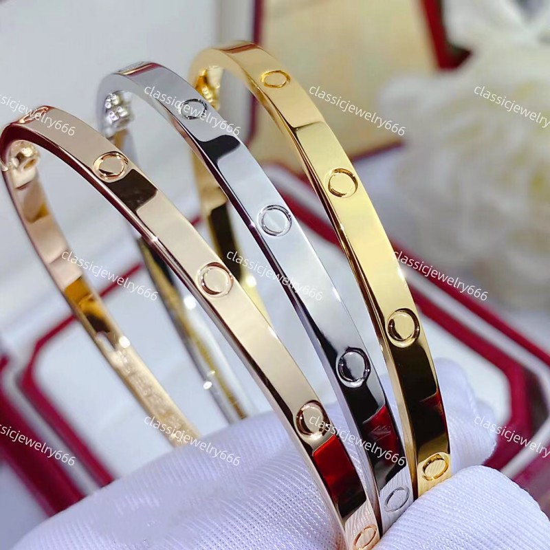 

Fashion Women's Bracelet Designer Screwdriver Brand Cufflinks Bracelet Girls' Holiday Gift 18K Gold Jewelry 316 Stainless Steel Band Box