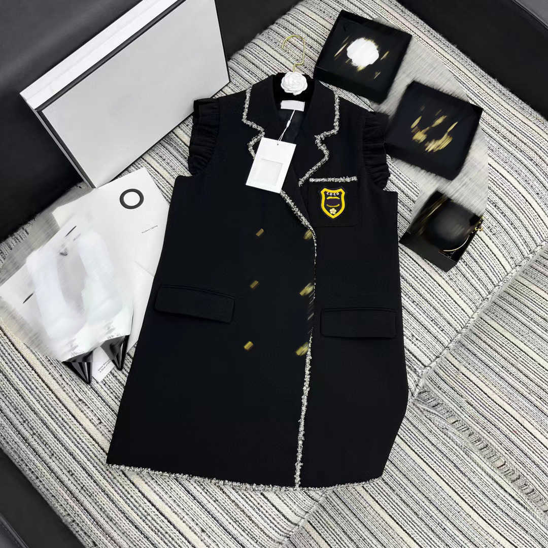 

23ss womens designer clothing summer dresses women dress Double-breasted suit dress Waistcoat dress High quality womens clothing, 11